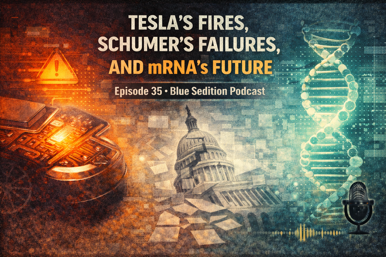 Tesla's Fires, Schumer's Failures, and mRNA's Future